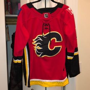 Calgary Flames #13 Johnny Gaudreau Red Jersey